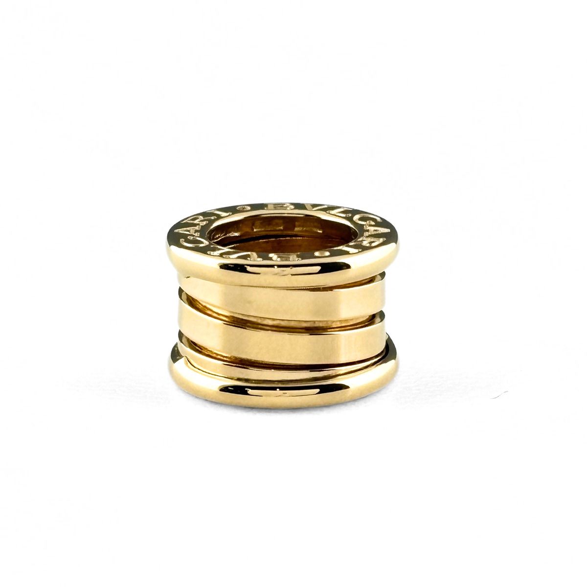 ブルガリ BVLGARI ビーゼロワン トップ YG イエローゴールド B-ZERO1 3バンド ペンダントトップ 750 レディース 【中古】