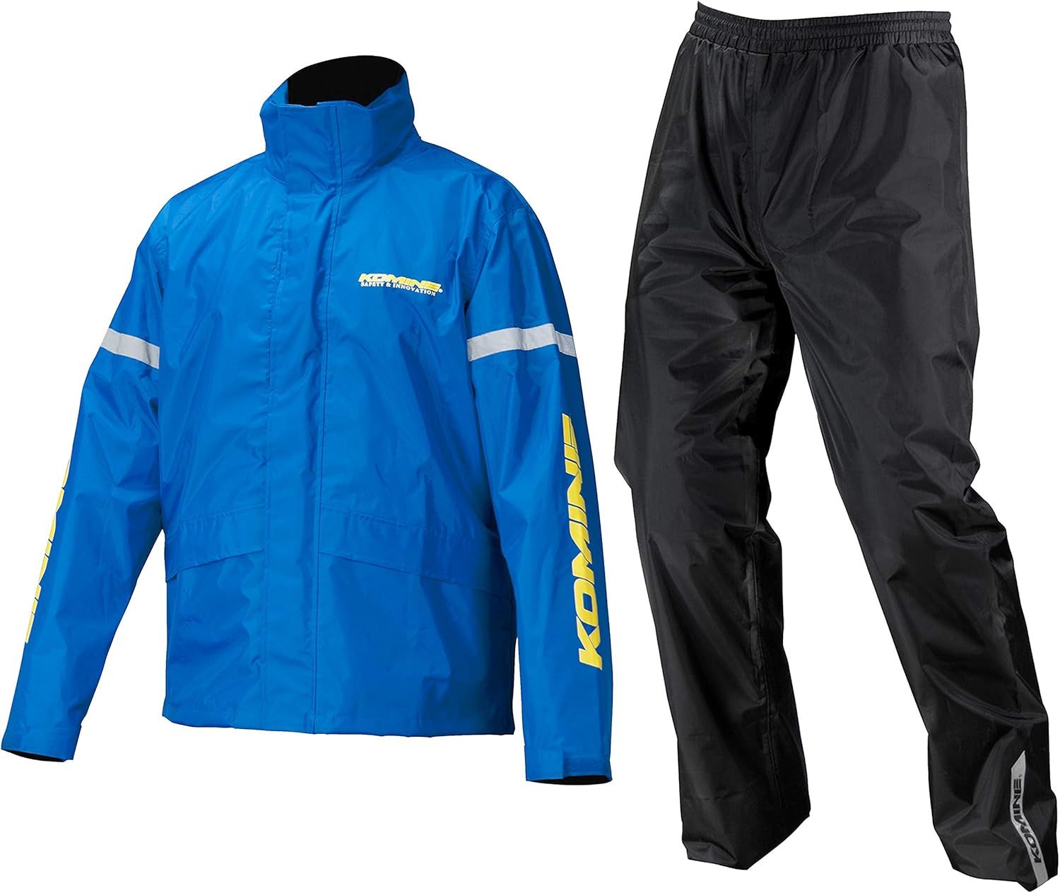[KOMINE] バイク用 レインウエア STDレインウェア RK-543 896 雨具 カッパ 03-543 メンズ Blue XL