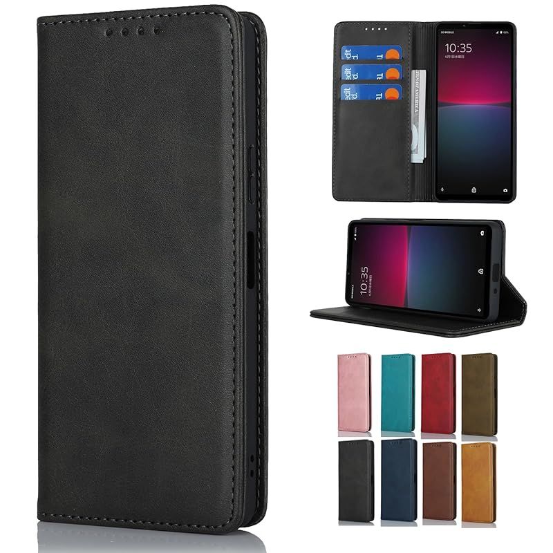 【新品】 Cavor Xperia Z5 SO-01H SOV32 / Z5 Dual / 501SO ケース手帳型 Xperia Z5 カバー手帳型Xperia Z5 財布型カバーXperia Z5 スマホケースSOV32スマホケース落ち着いた色カードケ 1