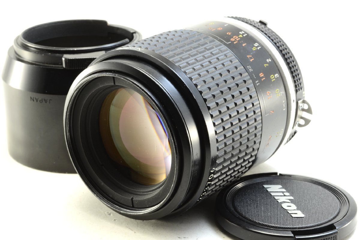 【難有】Nikon Ai-S Micro NIKKOR 105mm F2.8 / フード付