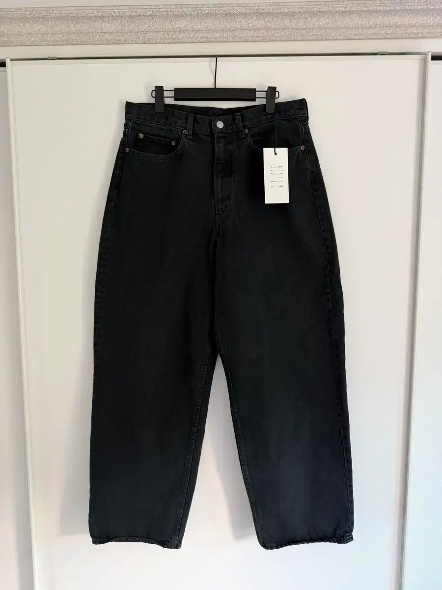 34 26ss アプレッセ コットン パンツ ブラック