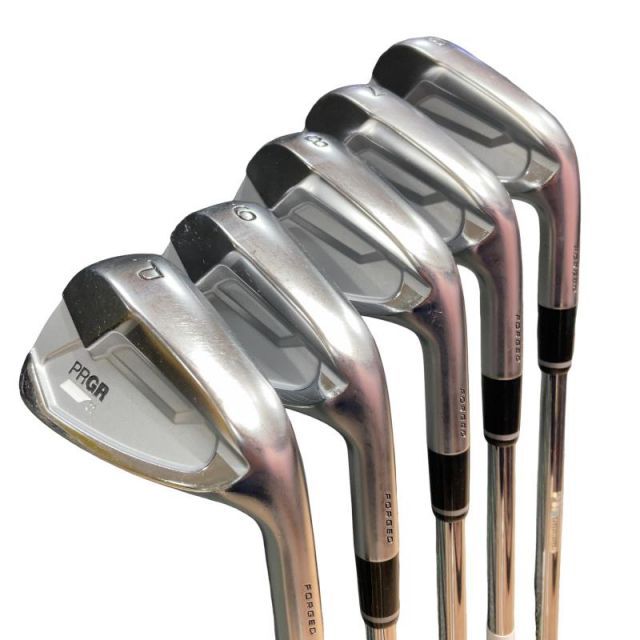 【中古】 プロギア PRGR 01(2023) 5S アイアンセット IR NS PRO MODUS3 TOUR115 (フレックスS) メンズ 男性用 右利き 右用 Cランク ゴルフクラブ