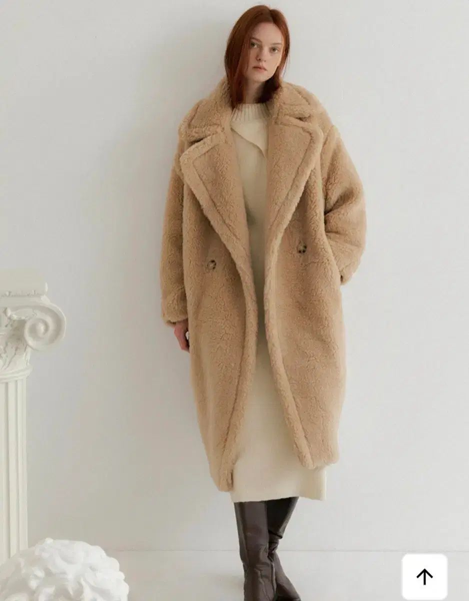 Hunch Teddy Long Coat Brown