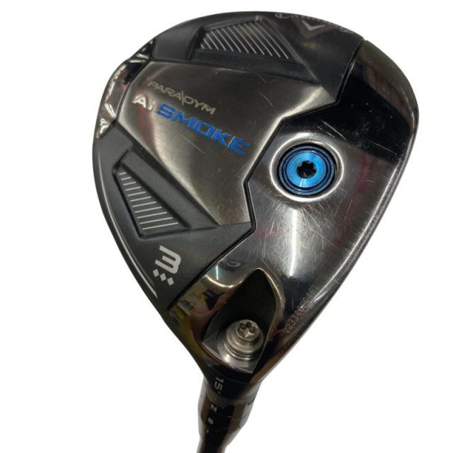 【中古】 キャロウェイ PARADYM Ai SMOKE ◆◆◆ 3W フェアウェイウッド FW リシャフト (フレックスその他) メンズ 男性用 右利き 右用 Cランク ゴルフクラブ