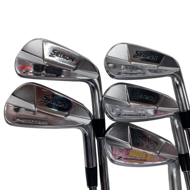 【中古】 ダンロップ SRIXON Z-FORGED II 6S アイアンセット IR 純正特注シャフト (フレックスX) メンズ 男性用 右利き 右用 Cランク ゴルフクラブ