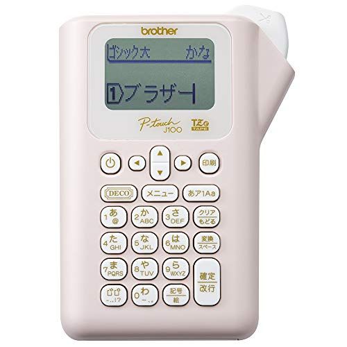 PT-J100P(ピンク) ピータッチ ラベルライター ガーリータイプ shu a1601b0e