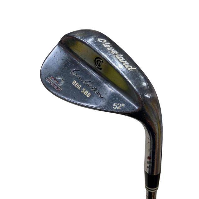【中古】 クリーブランド TOUR ACTION 588 ZIP GROOVES 52°/08° ウェッジ WG Dynamic Gold (フレックスS) メンズ 男性用 右利き 右用 Dランク ゴルフクラブ