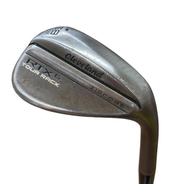 【中古】 クリーブランド Cleveland RTX-6 ZIPCORE ツアーラック(ノーメッキ) 58°/06° LOW ウェッジ WG 純正特注シャフト (フレックスS) メンズ 男性用 右利き 右用 Cランク ゴルフクラブ