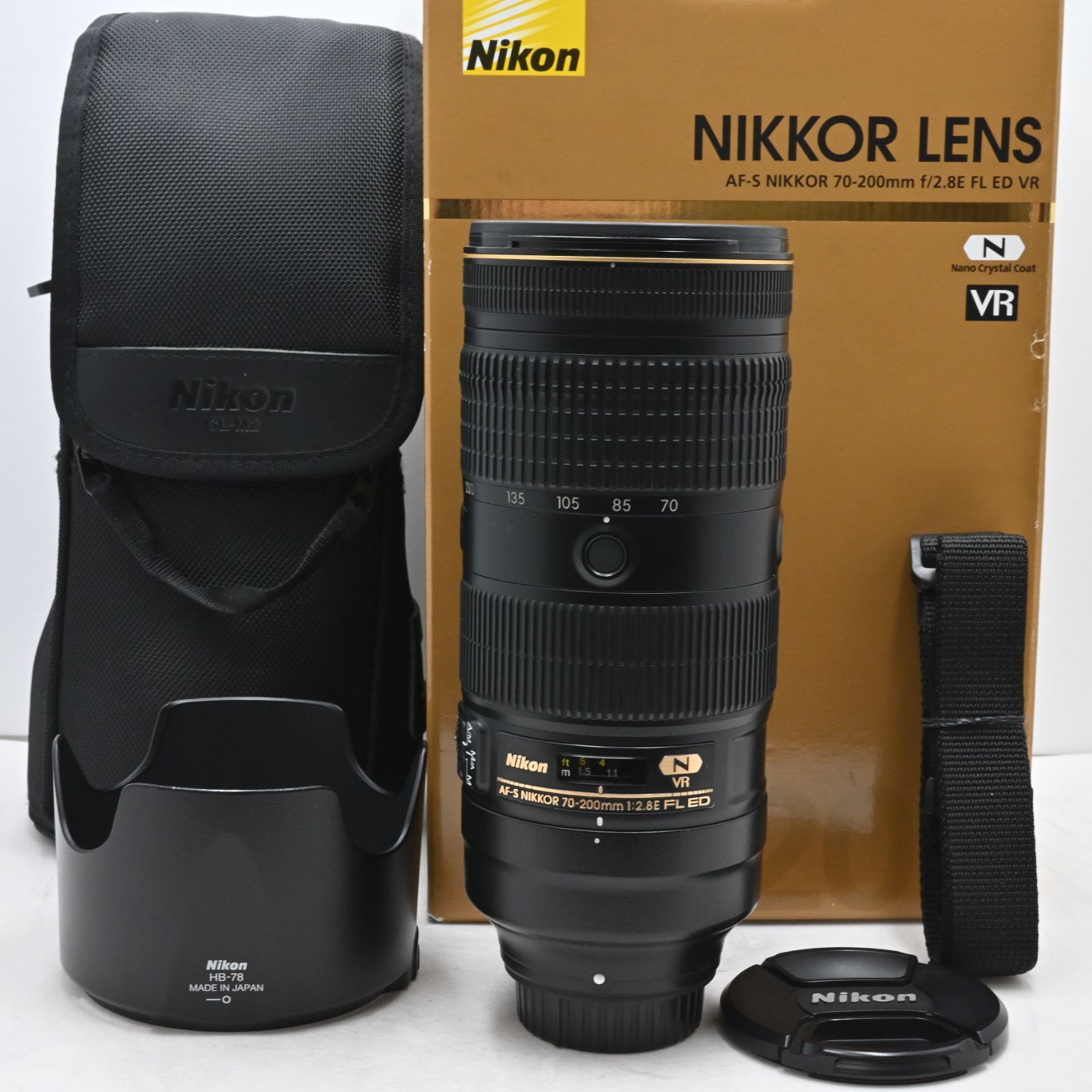 極上品 Nikon 望遠ズームレンズ AF-S NIKKOR 70-200mm f/2.8E FL ED VR
