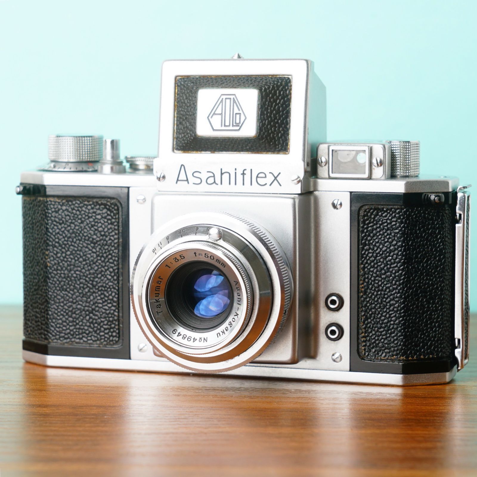 完動品◎ペンタックス Asahiflex × Asahi kogaku Takumar 50mm f3.5 フィルムカメラ #97