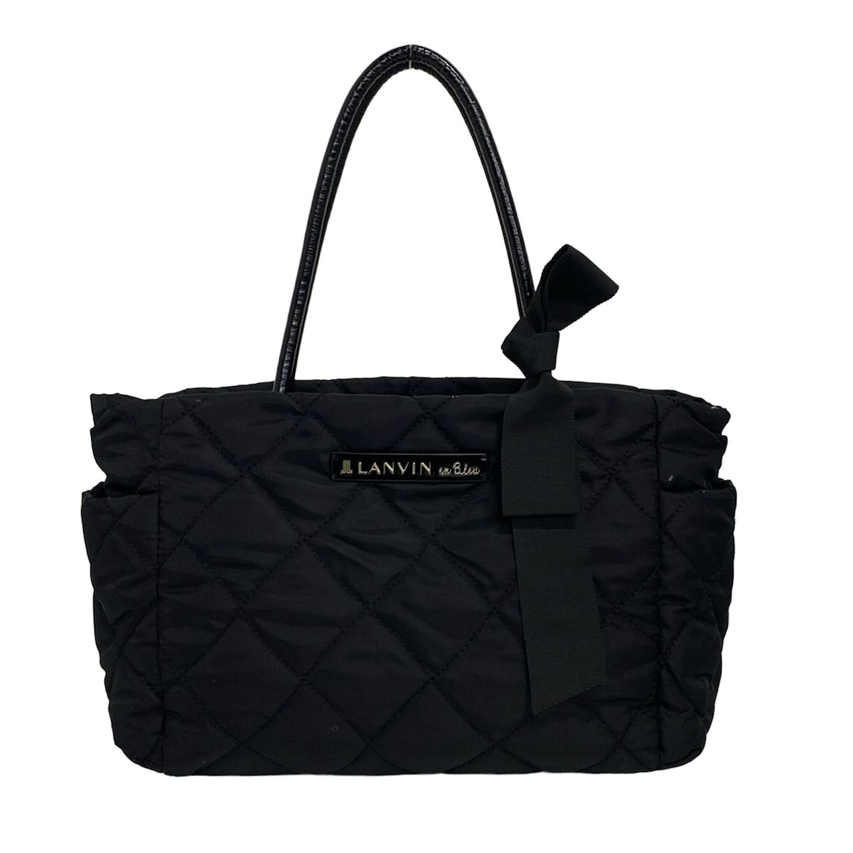 LANVIN en Bleu(ランバンオンブルー) トートバッグ - 黒 キルティング