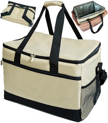 【雑誌掲載！畳めるレジカゴサイズ】 クーラーボックス 大容量 折り畳み 35L 保冷バッグ クーラーバッグ レジカゴバッグ ソフトクーラボックス 保冷 RIMINAts