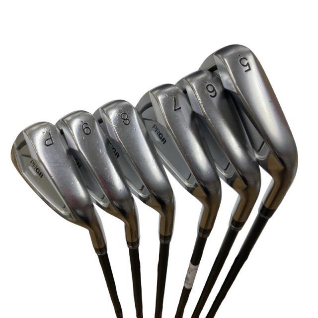 【中古】 プロギア PRGR 02(2023) 7S アイアンセット IR リシャフト (フレックスその他) メンズ 男性用 右利き 右用 Cランク ゴルフクラブ
