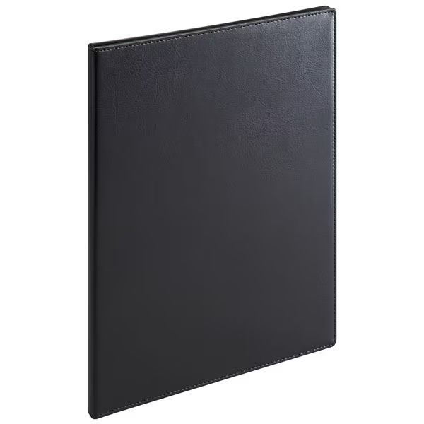 （まとめ買い）セキセイ クリヤーファイル A4 タテ入れ 10ポケット ブラック BP-5810-60 【3冊セット】