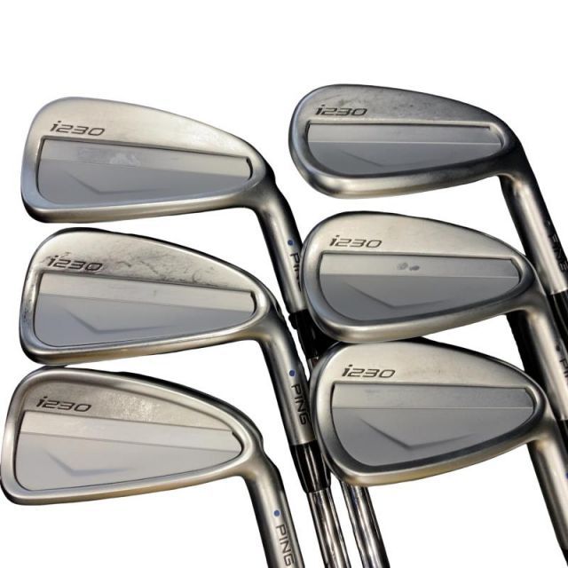 【中古】 ピン i230 6S アイアンセット IR 純正特注シャフト (フレックスS) メンズ 男性用 右利き 右用 Cランク ゴルフクラブ