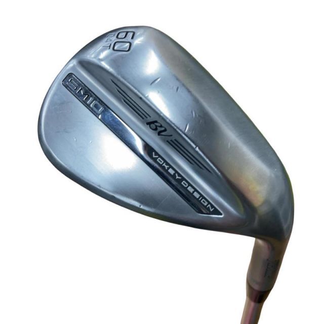 【中古】 タイトリスト VOKEY SPIN MILLED SM10 ツアークロム 60°/04°T ウェッジ WG Dynamic Gold (フレックスS) メンズ 男性用 右利き 右用 Cランク ゴルフクラブ