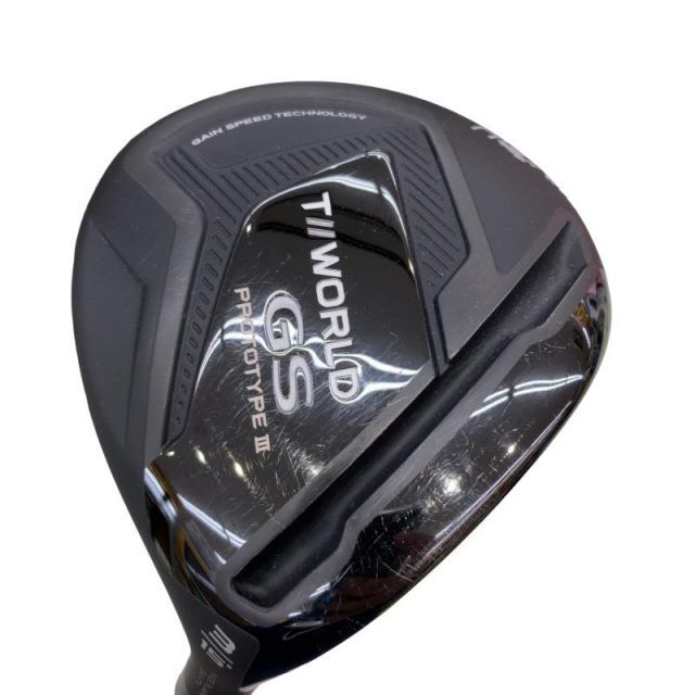 【中古】 本間ゴルフ TOUR WORLD GS PROTOTYPE III 3W フェアウェイウッド FW VIZARD FZ-5 (フレックスS) メンズ 男性用 右利き 右用 Cランク ゴルフクラブ