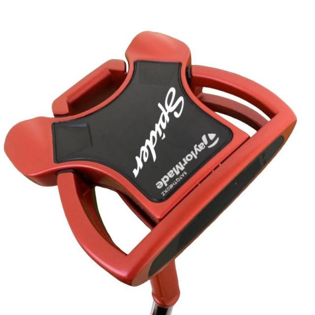 【中古】 テーラーメイド Spider RED スモールスラント 33インチ パター PT スチール (フレックスその他) メンズ 男性用 右利き 右用 Bランク ゴルフクラブ