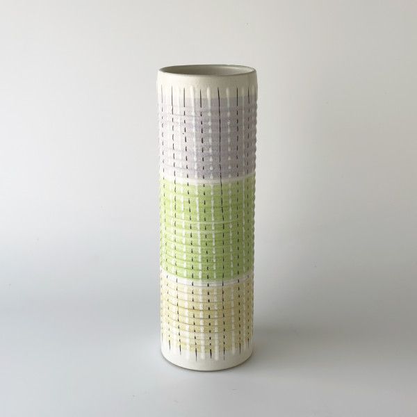 英国 Denby ヴィンテージ フラワーベース Burlington 陶器 花瓶 花器 オブジェ 雑貨 置物 デンビー ビンテージ モダン イギリス 97835