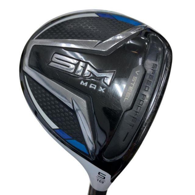 【中古】 テーラーメイド SIM MAX 5W フェアウェイウッド FW リシャフト (フレックスその他) メンズ 男性用 右利き 右用 Cランク ゴルフクラブ
