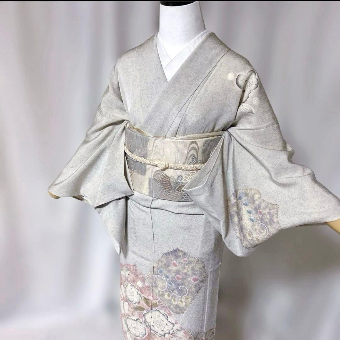未着用 単衣 正絹 辻が花 訪問着 フルセット 紋付 夏帯 夏小物 - メルカリ