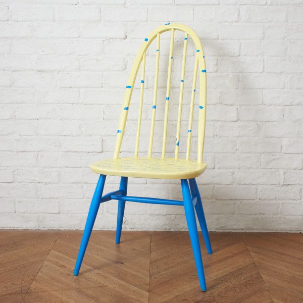 ercol クエーカーチェア アーコール 英国 ヴィンテージ ウィンザーチェア ダイニングチェア イス 1脚 椅子 イギリス ペイント 80196 27,676円