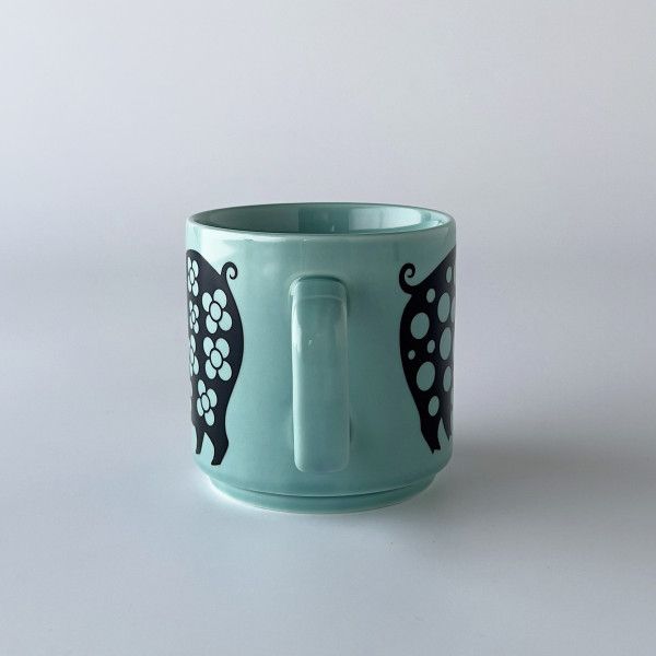 Hornsea マグカップ Piggie Family Teal イギリス 輸入 雑貨 ミッド 