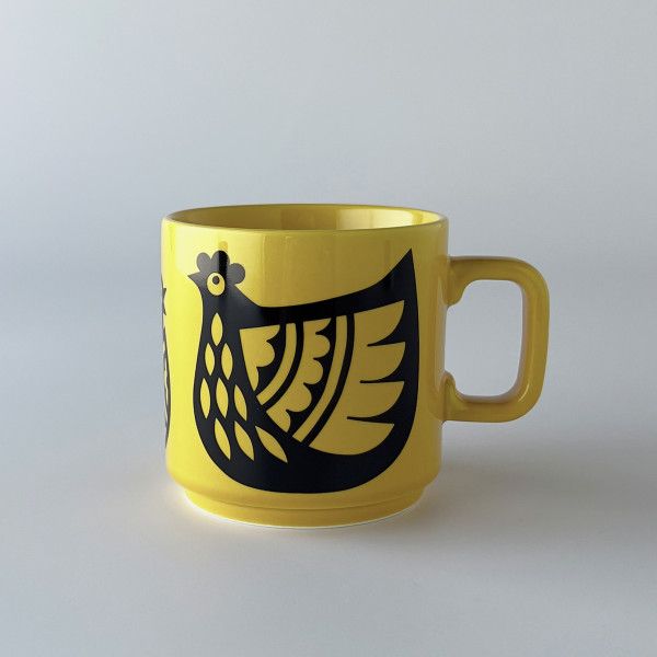 Hornsea マグカップ Chicken Family Yellow イギリス 輸入 雑貨 ミッド Hornsea マグカップ Chicken Family Yellow イギリス 輸入 雑貨 ミッド