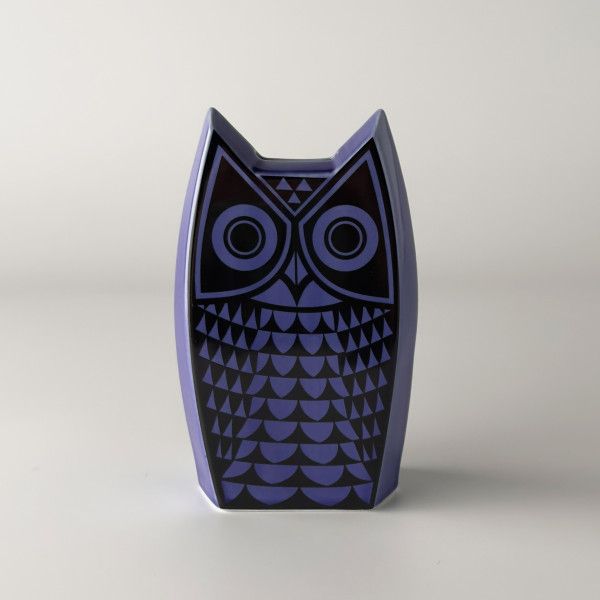 Hornsea Owl Moneybox Blue 貯金箱 イギリス 輸入 雑貨 ミッドセンチュリー 英国 ホーンジー レトロ おしゃれ 80870