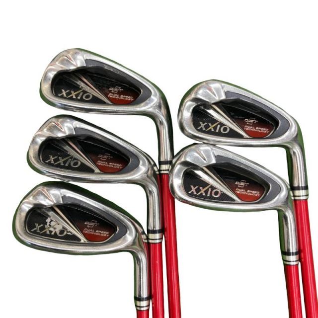 【中古】 ダンロップ XXIO(2014) 5S(レッド) アイアンセット IR XXIO MP800(アイアン)レッド (フレックスR) メンズ 男性用 右利き 右用 Cランク ゴルフクラブ