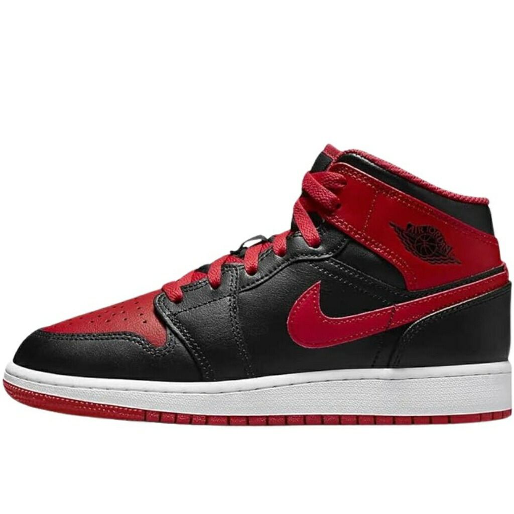 新品・未使用】NIKE AIR JORDAN 1 MID BRED TOE ナイキ エア 