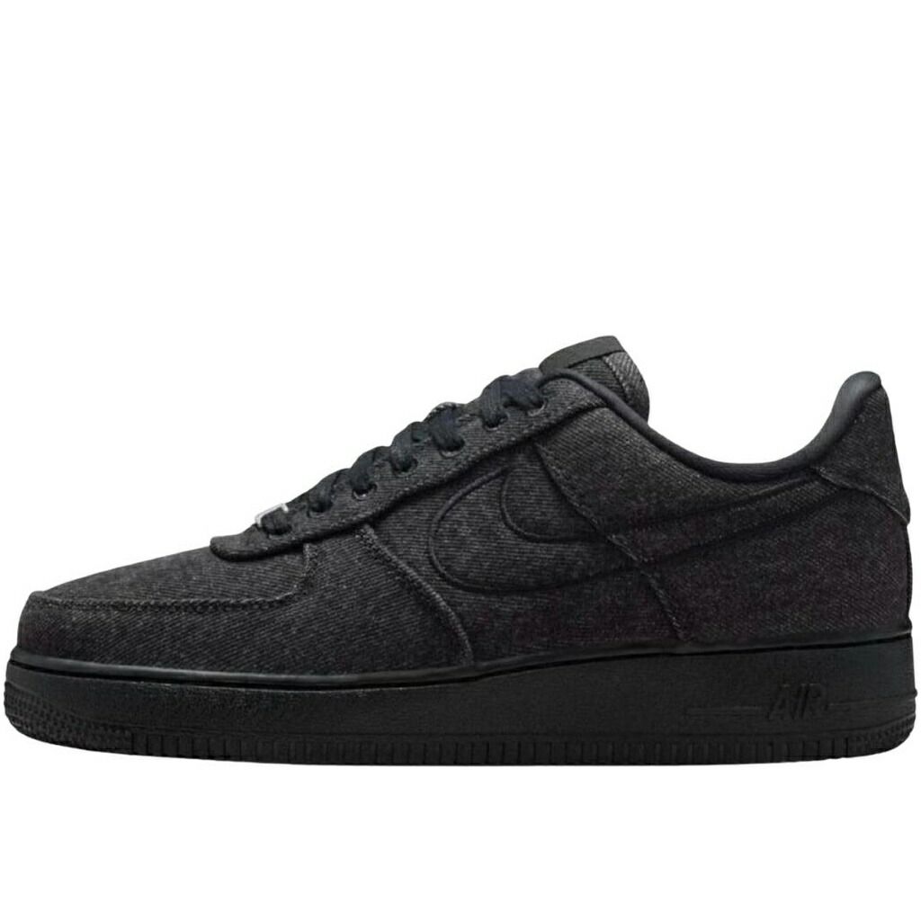 【新品・未使用】NIKE AIR FORCE 1 LOW '07 LV8 BLACK DENIM ナイキ エア フォース 1 ロー '07 エレベイト ブラック デニム スニーカー メンズ レディース ブラック im7809010n