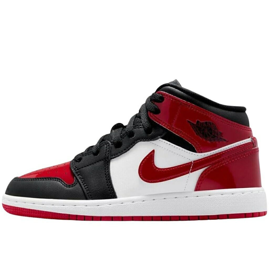ナイキ エアジョーダン 1ミッド ブラック レッド ホワイト NIKE AIR
