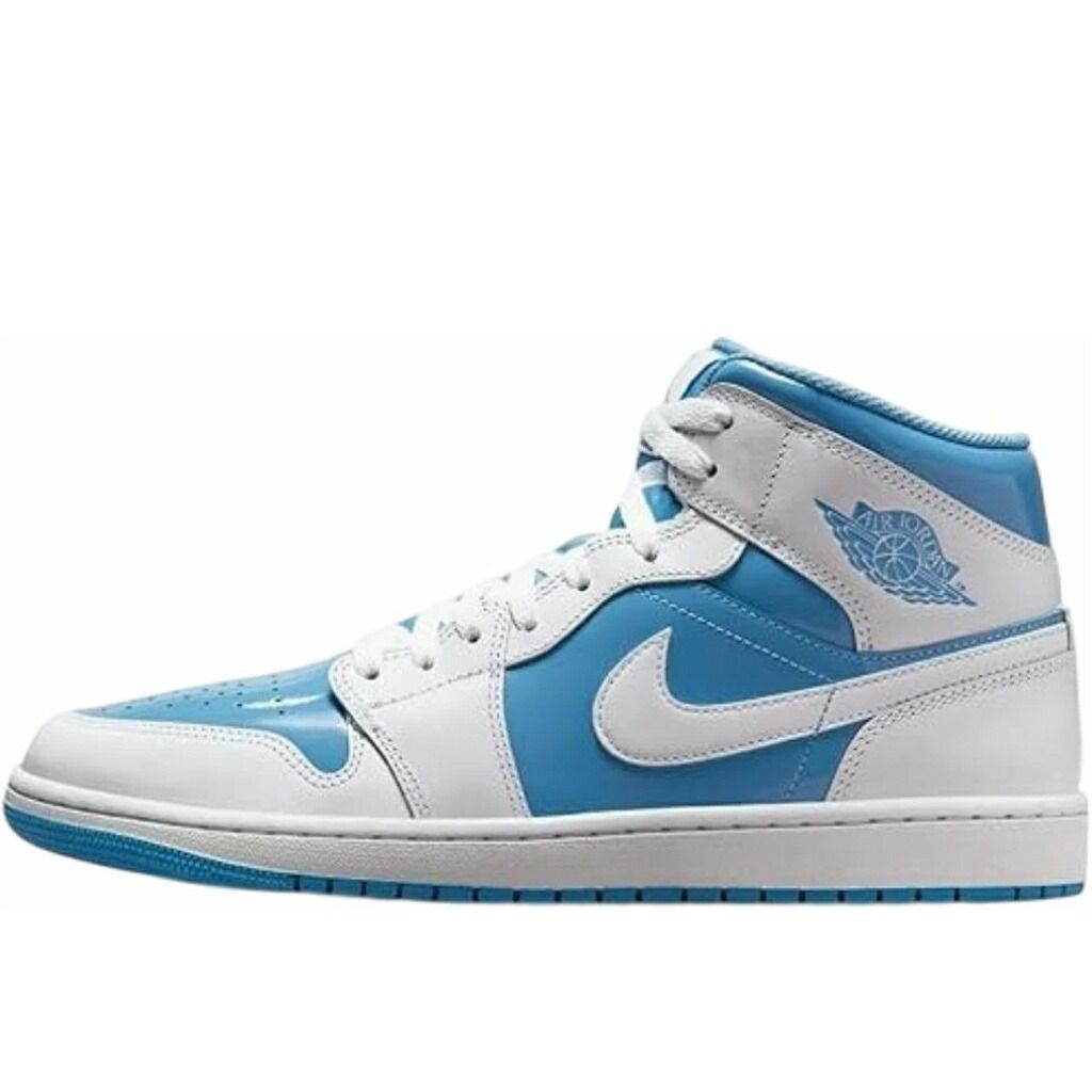 【新品・未使用】NIKE AIR JORDAN 1 MID SE ナイキ エア ジョーダン 1 ミッド スニーカー メンズ レディース ホワイト ブルー 白 fz2142114n