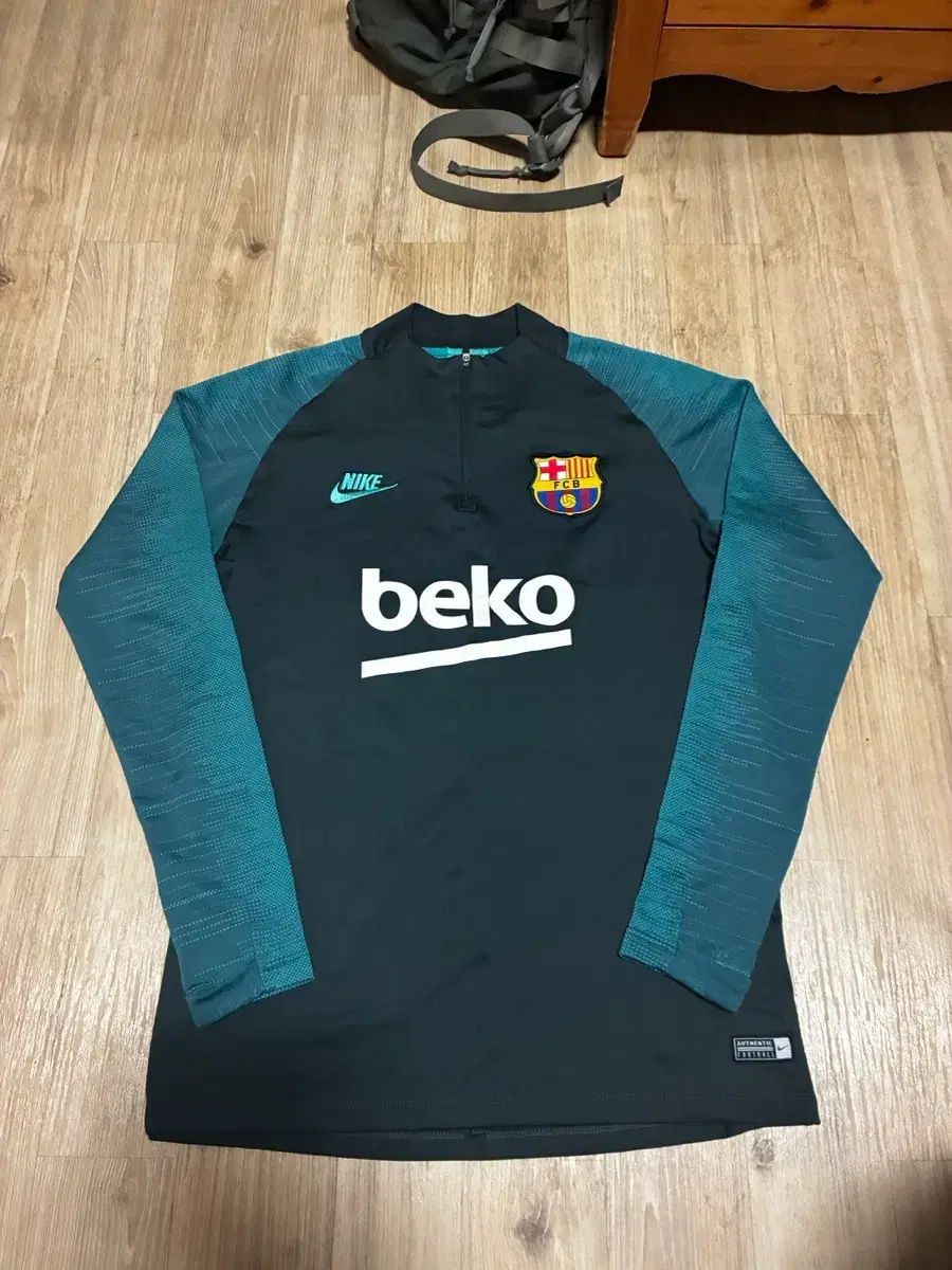 M NIKE FCバルセロナ 19/20 トレーニングウエア トップス ハーフジップアップ ドリルトップ
