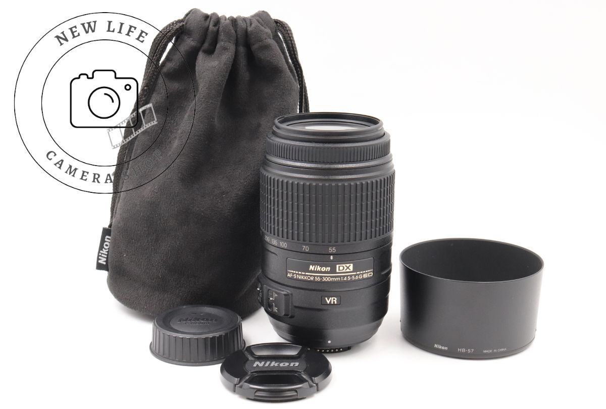 極上品☆ニコン Nikon AF-S DX NIKKOR 55-300mm f/4.5-5.6G ED VR 