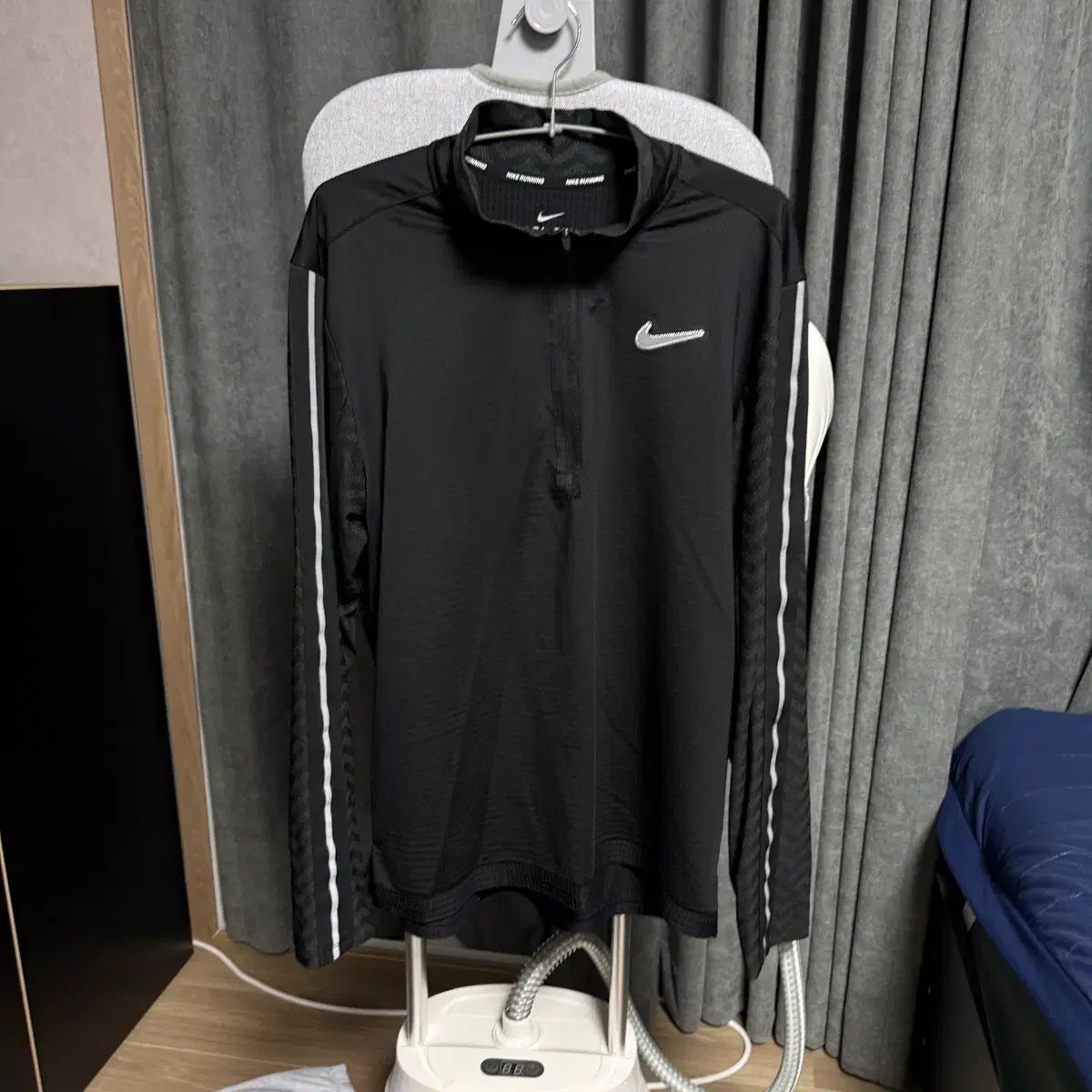 (ランニングの味) NIKE XL ドライフィット ハーフジップアップ ブラック