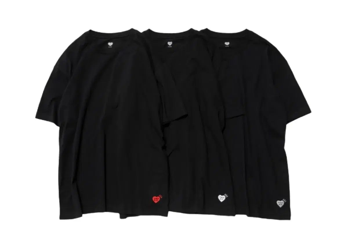HUMAN MADE ヒューマンメイド ロゴ Tシャツ 3パック ブラック L 未開封 新品