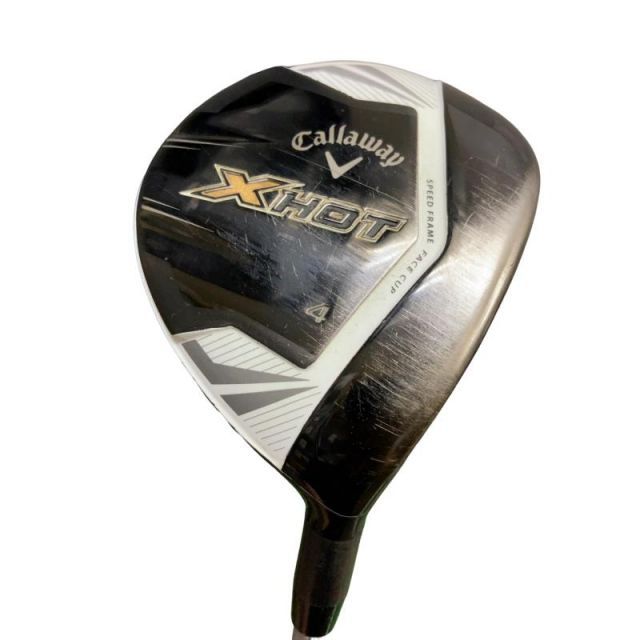 【中古】 キャロウェイ X HOT 4W フェアウェイウッド FW X HOT 55W(フェアウェイウッド) (フレックスSR) メンズ 男性用 右利き 右用 Dランク ゴルフクラブ