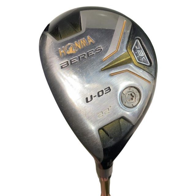 【中古】 本間ゴルフ BERES U-03 22° レフティ ユーティリティ UT 2S ARMRQ8 49 (フレックスR) メンズ 男性用 左利き レフティ 左用 Cランク ゴルフクラブ