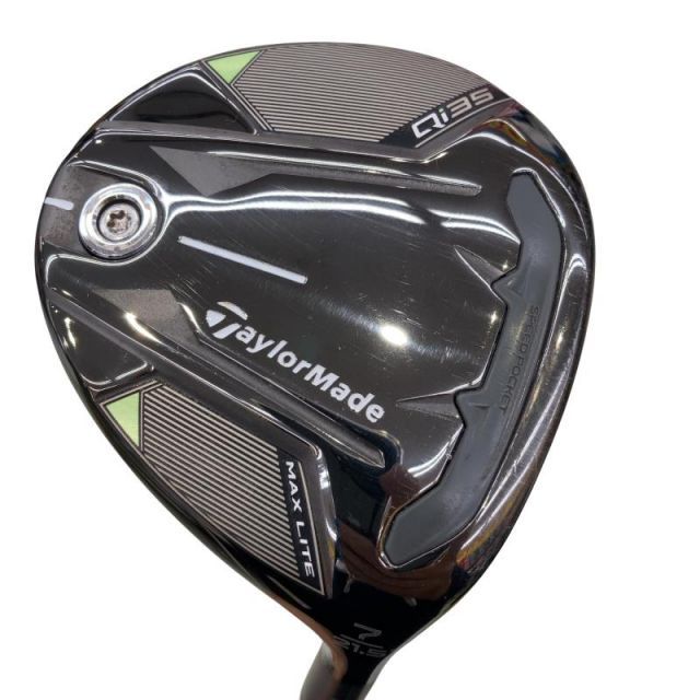 【中古】 テーラーメイド Qi35 MAX LITE 7W フェアウェイウッド FW AIR SPEEDER TM(Qi35 FW) (フレックスSR) メンズ 男性用 右利き 右用 Cランク ゴルフクラブ