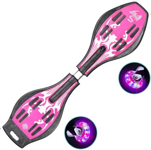 スケートボード AISFA子供 スケボー キッズ ブレイブボード スケートボード キッズ用 エスボード ブレードボード 子供用スケート キックボード ント クリスマス ブレボー 外遊び おもちゃ 光るタイヤ ギフト女の子 男の子 集中力や誕生日 安全な滑りmi