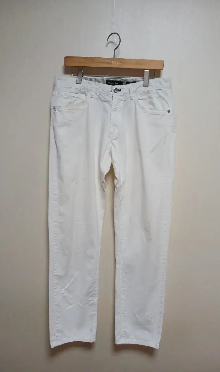 マッシモ ドゥッティ 白 コットン パンツ 31