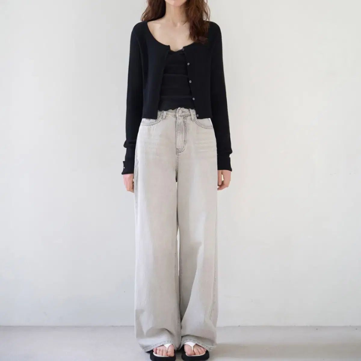 Ods アーバン グレー デニムパンツ