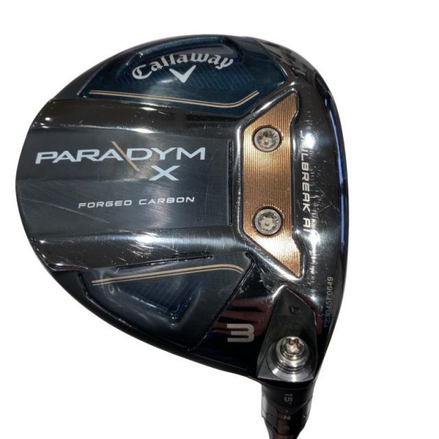 【中古】 キャロウェイ PARADYM X 3W フェアウェイウッド FW VENTUS TR 5 for CW(PARADYM FW) (フレックスS) メンズ 男性用 右利き 右用 Cランク ゴルフクラブ
