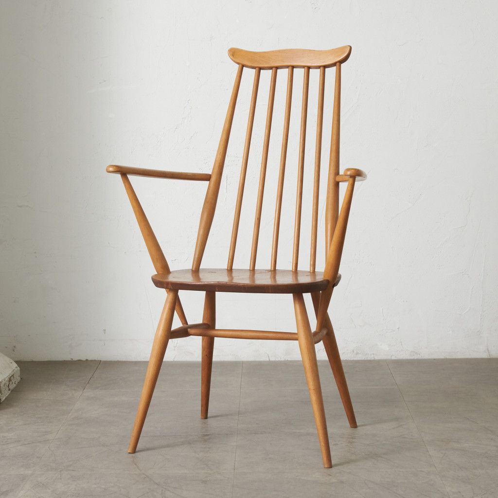 ERCOL ゴールドスミスチェア 英国 ヴィンテージ アームチェア ダイニングチェア ウィンザーチェア 椅子 イギリス アーコール 86795