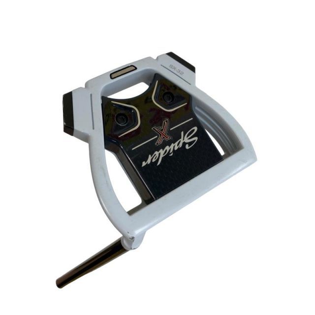 【中古】 テーラーメイド Spider X CHALK/WHITE スモールスラント 34インチ パター PT スチール(ブラック) (フレックスその他) メンズ 男性用 右利き 右用 Dランク ゴルフクラブ