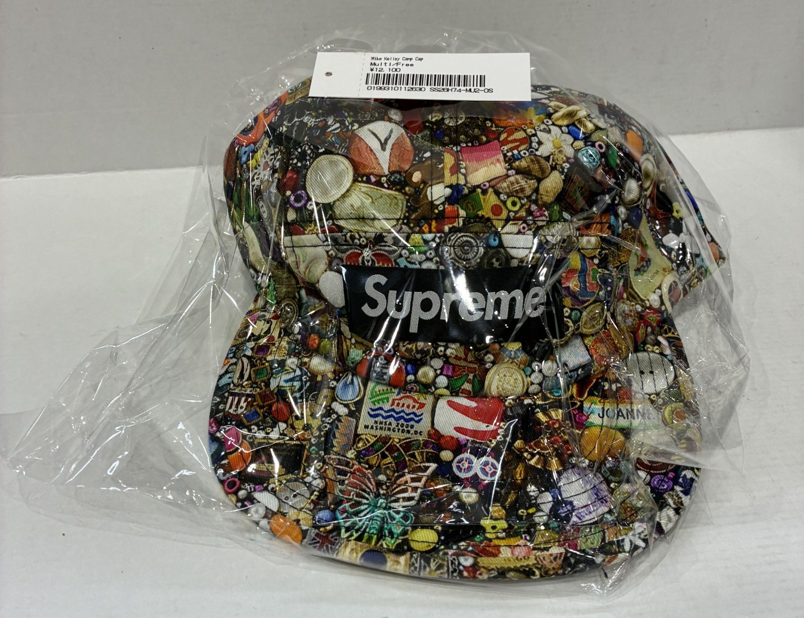 未使用 Supreme Mike Kelley Camp Cap Multicolor フリーサイズ