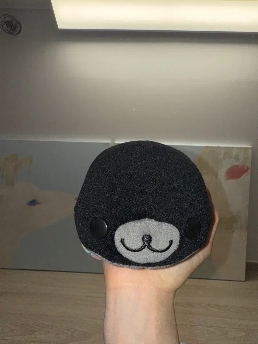 中型ブラック麻豆ごまチャームタグ