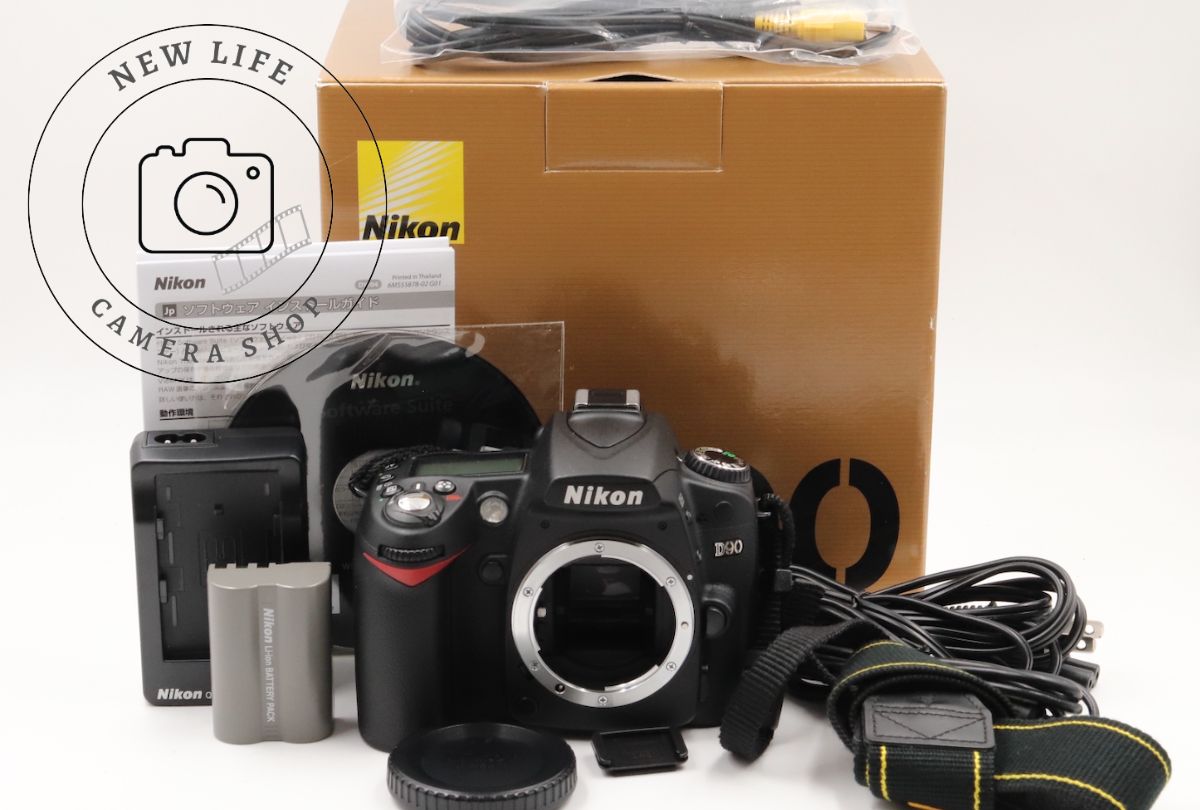 ショット数768枚 新同品☆NIKON ニコン デジタル D90 付属多数 保管品 ###17545